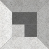 Megapolis Beton Grey Deco Серые 45*45 (Керамический гранит глазурованный)