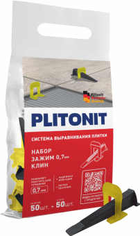Набор Svp-profi, Клин + Зажим 0,7 Мм, 50 + 50 Шт
