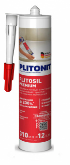 Plitonit PlitoSil Premium (антрацит) - 310 Мл, Силиконовый Герметик