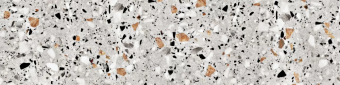 Тераццо Новая звезда/Terrazzo Nova Серый, Подступенок 60х15